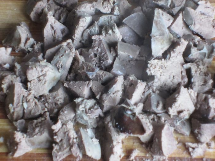 Зразы с куриной печенью и орехами