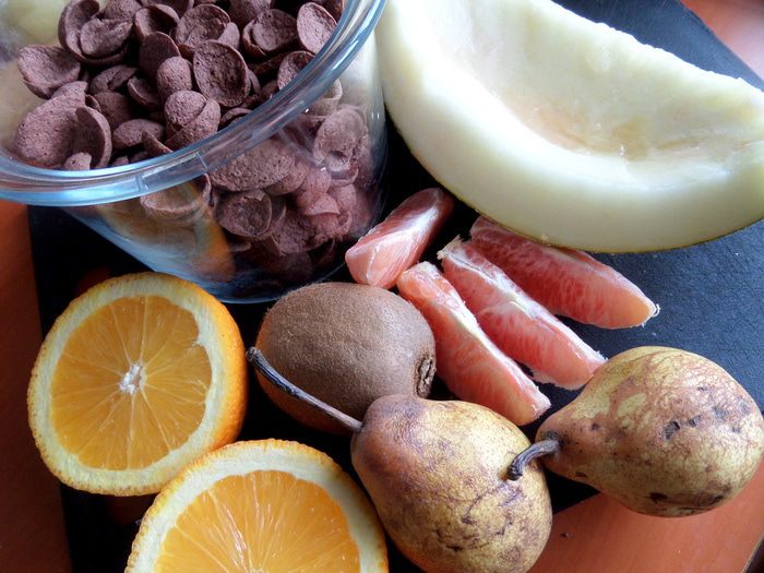 Салат-коктейль со сливками