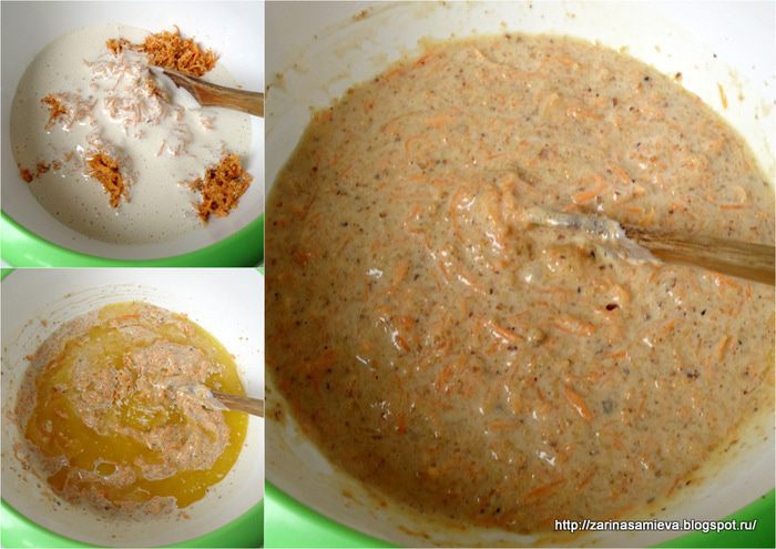 Швейцарский морковный торт