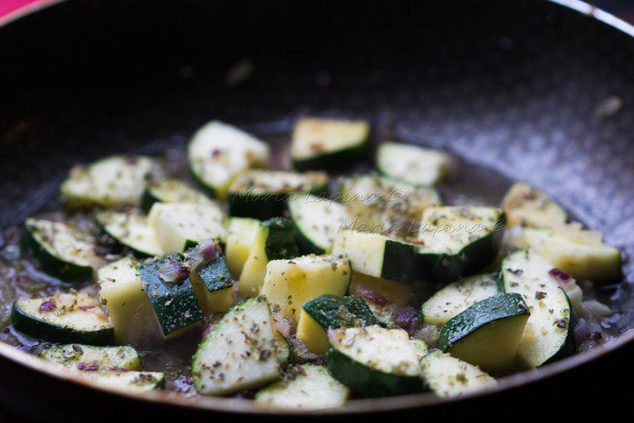 Ракушки с тунцом и цукини