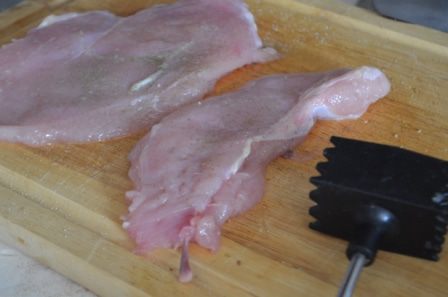 Куриная отбивная с медовым маслом