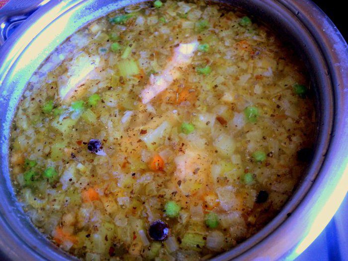 Рыбный суп с рисом