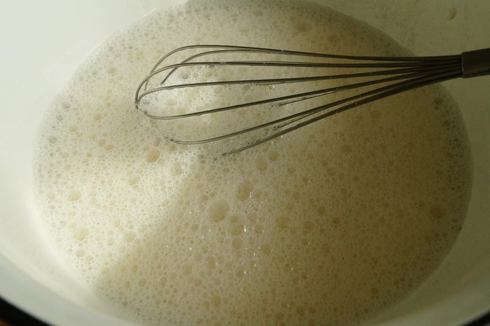 Блинчики на грушевом пюре с лаймом