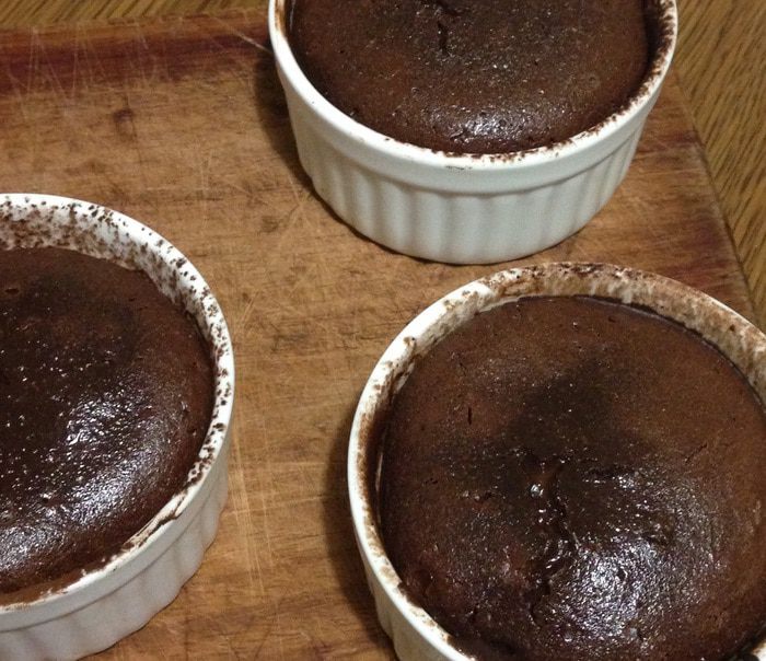 Шоколадный фондан