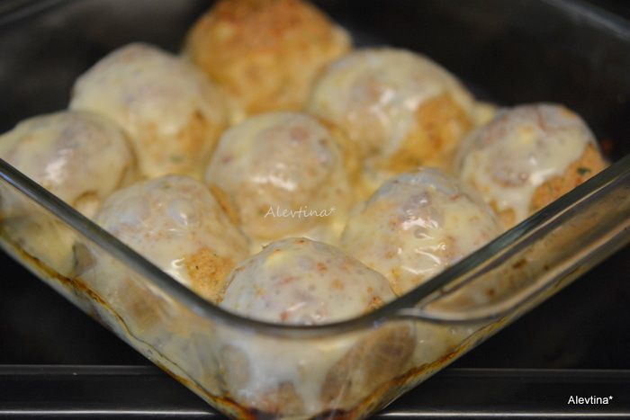 Сырные куриные фрикадельки