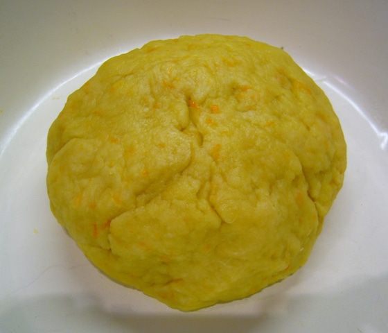 Постная галета с яблоками и апельсином