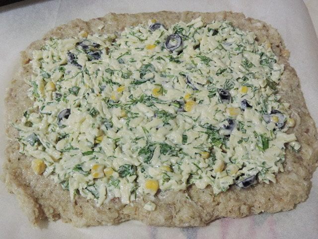 Рулет из фарша с начинкой