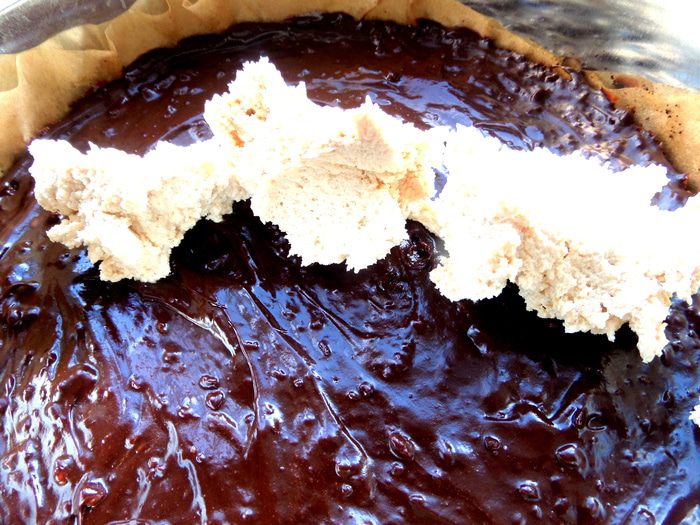 Чизкейк с шоколадом и домашним маскарпоне