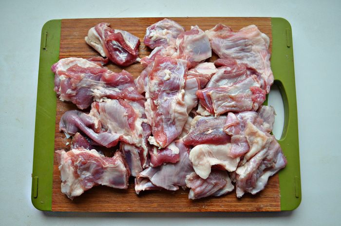 Тыква-кебаб с бараниной