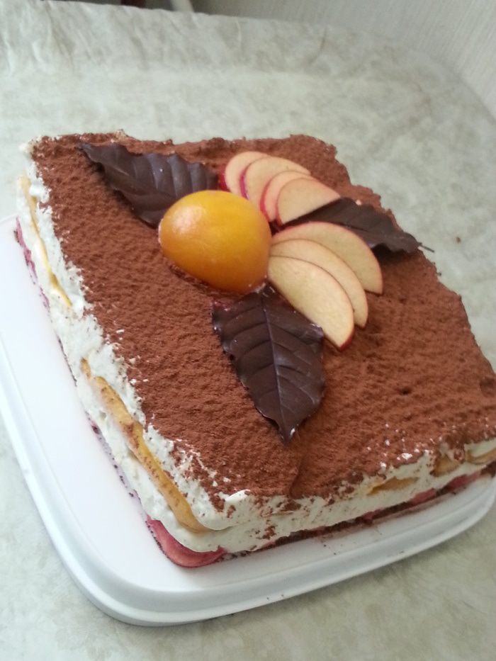 Фруктовое тирамису для детей