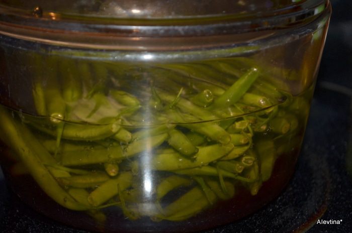 Зеленая фасоль с лимонным вкусом