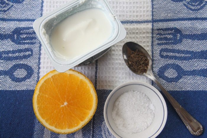 Чечевица со свеклой и шпинатом