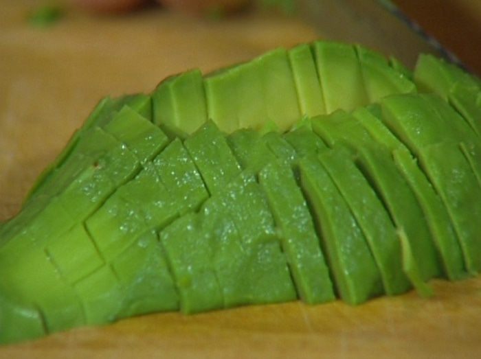 Закуска из семги с рисом