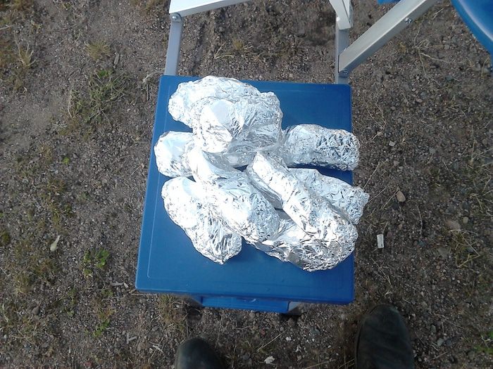 Картошка на природе