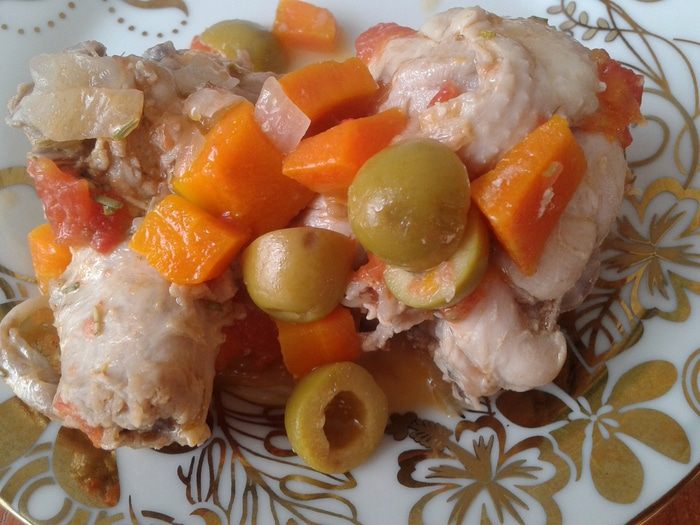 Курица по-охотничьи 