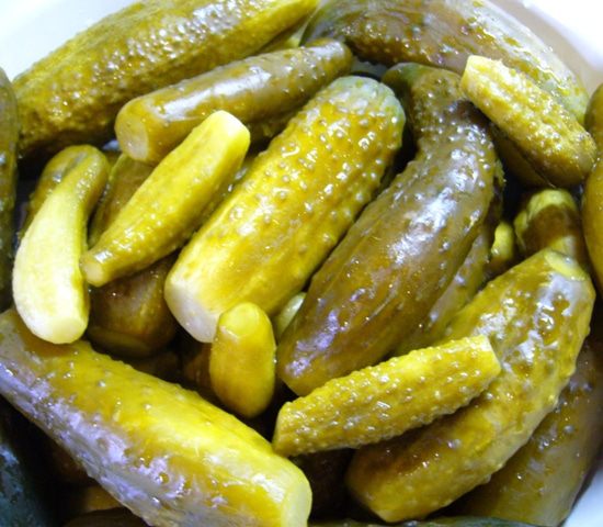 Соленые огурчики