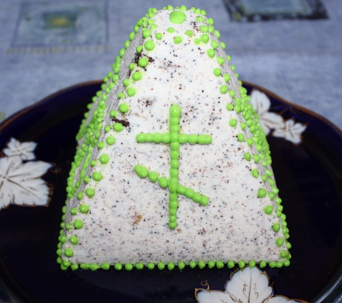 Творожная пасха с маком