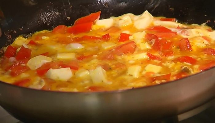 Яичница по-неаполитански 