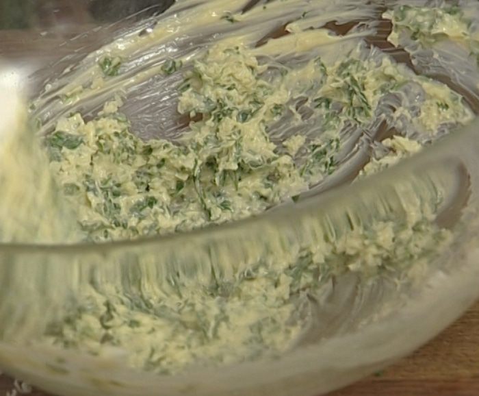Хлеб с пармезаном и чесноком