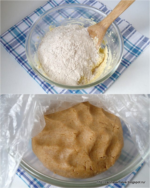 Корзинки из цельнозерновой муки с морковными цукатами