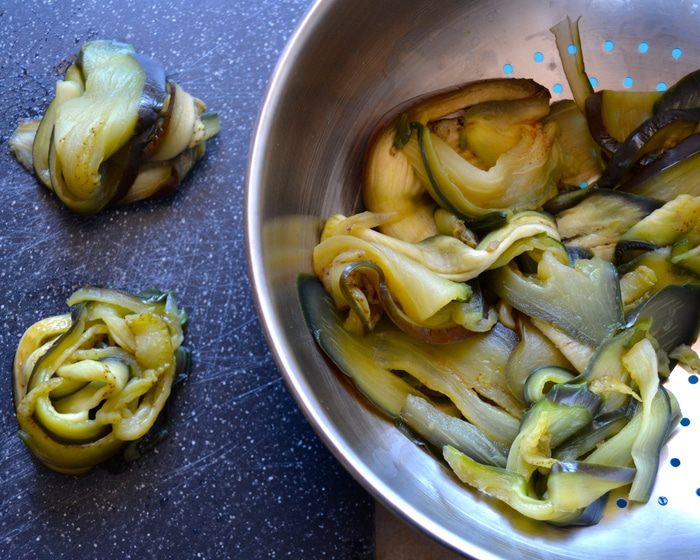 Баклажанный рулет (Polpettone di melanzane)