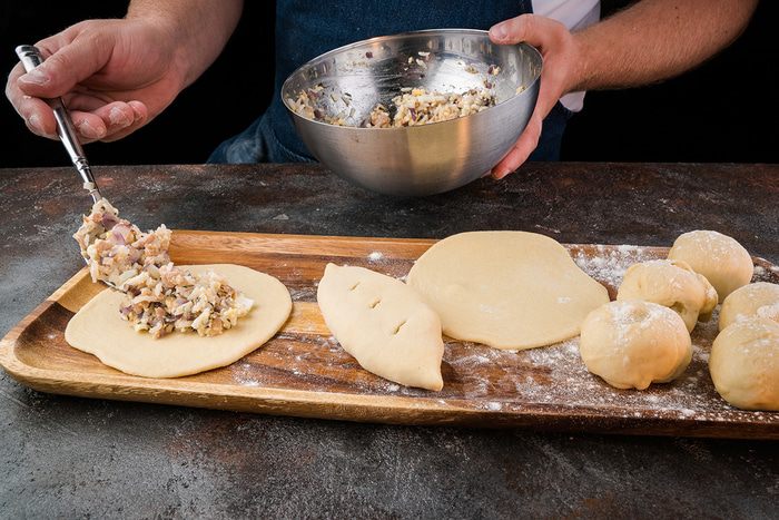 Пирожки с тунцом