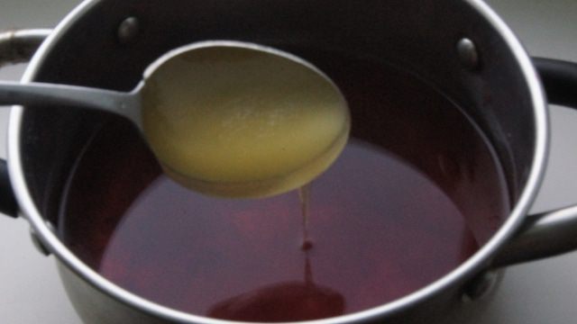 Клюквенный чай на травяном настое