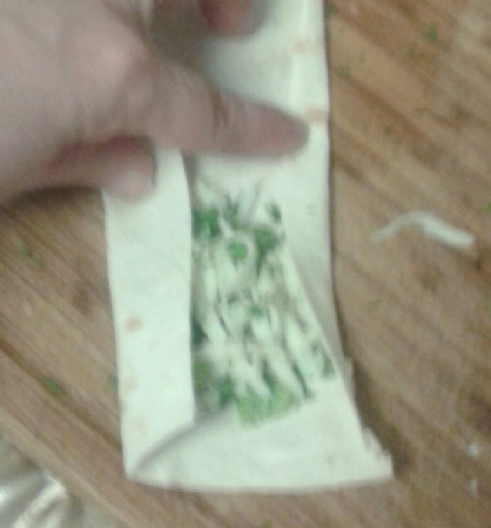 Лаваш под грилем с сырной корочкой