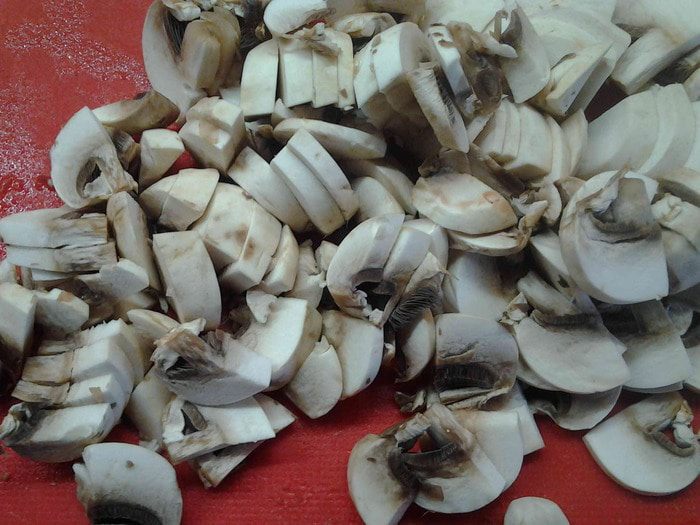 Блины с картофельно-грибной начинкой