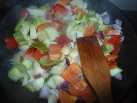 Тарт Татен с овощами 