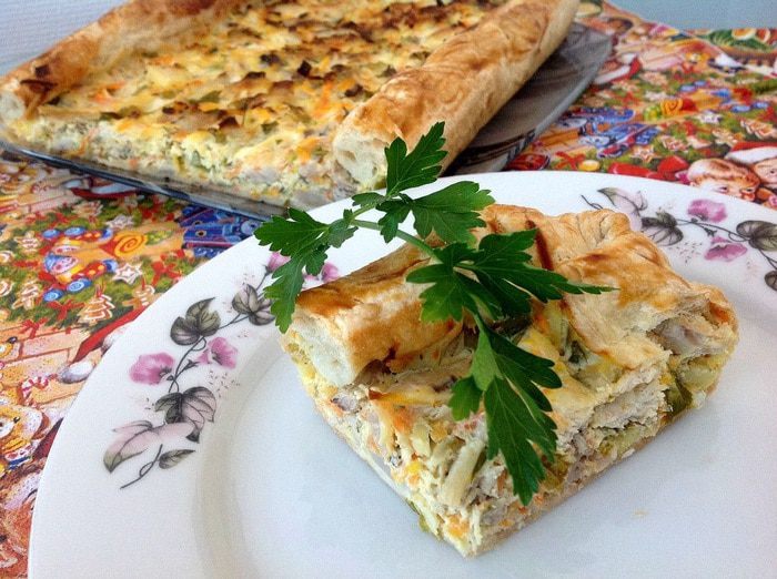 Пирог с курицей