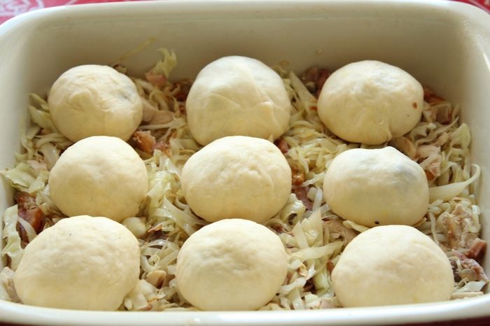 Булочки с начинкой на &amp;quot;подушке&amp;quot;