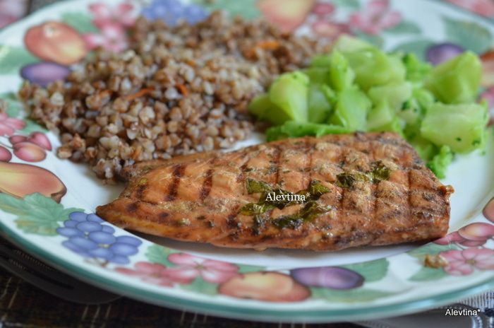 Семга маринованная