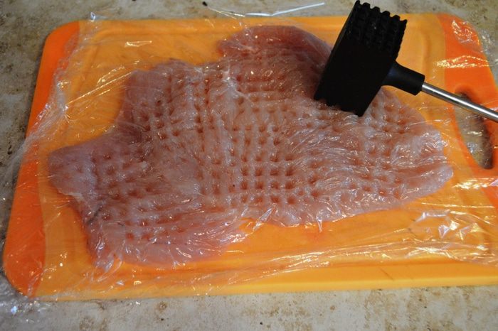 Куриная грудка под овощной шубкой
