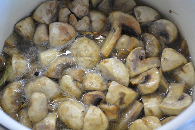 Маринованные шампиньоны 4-х минутки