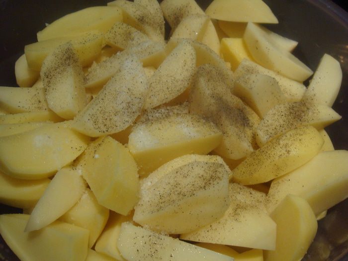 Картофель с грибами