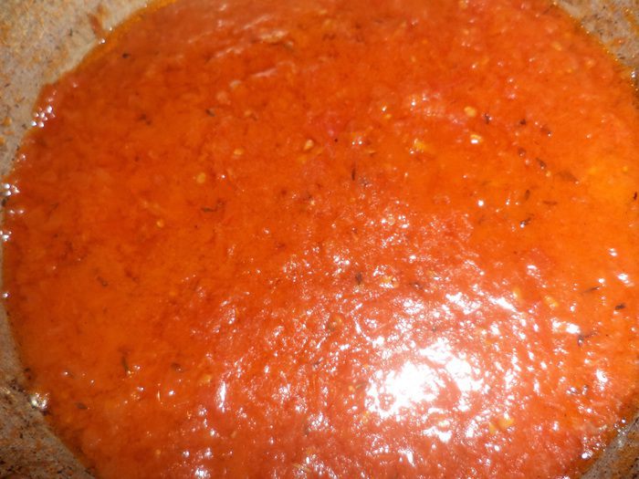 Пицца с баклажанами и кабачками