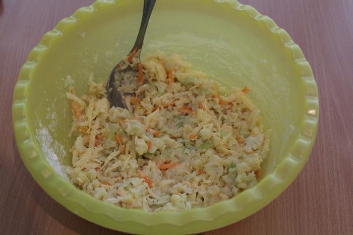 Оладьи из цветной капусты