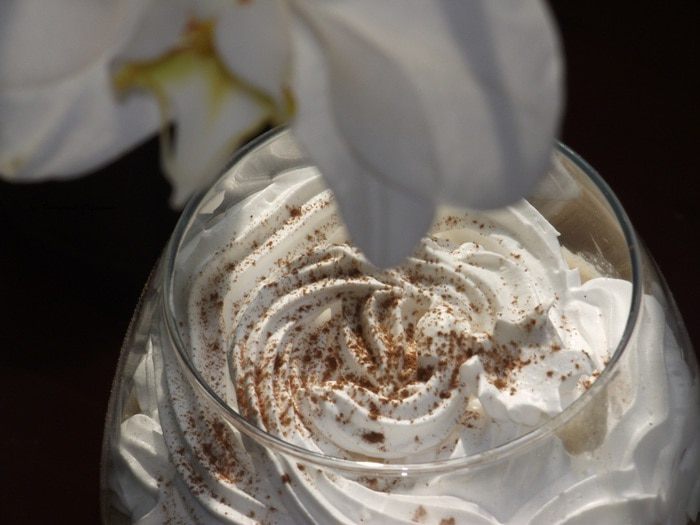 Кофе латте со льдом