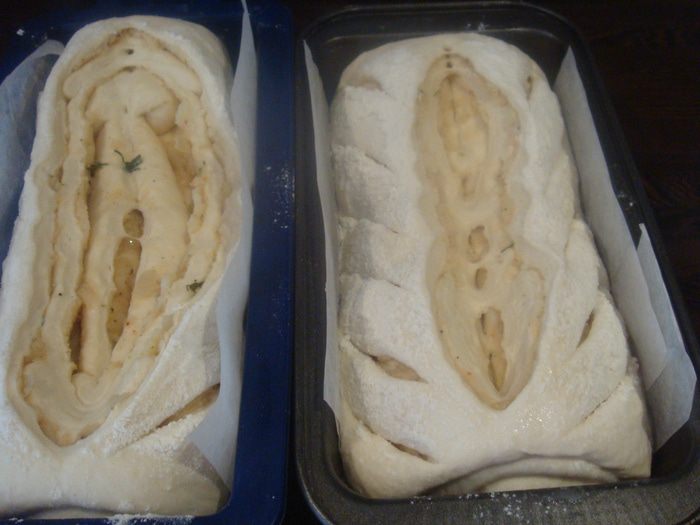 Хлеб с картофельным пюре