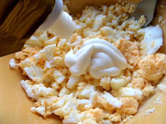 Бутерброды &amp;quot;Букет мимоз&amp;quot;