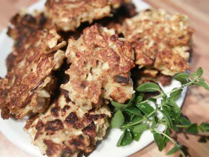 Оладушки из мацы 