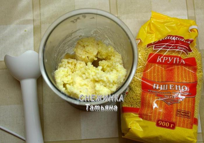 Шоколадный крем из пшена