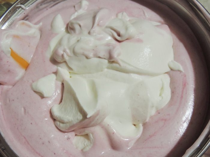 Клюквенный торт-мусс с миндальным пралине &amp;quot;Праздничный&amp;quot;