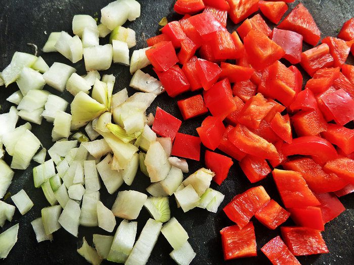 Закрытый пирог с рисом и курицей