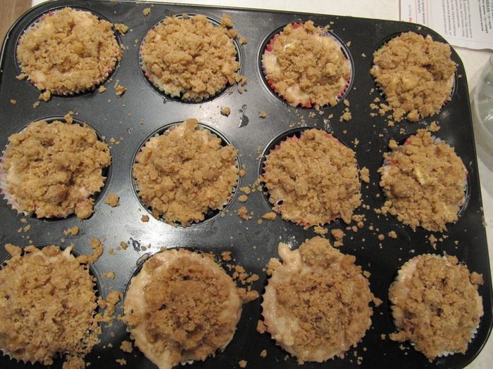 Яблочные маффины с корицей и штрейзелем