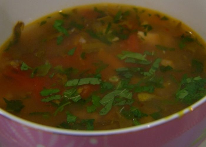 Куриный супчик с перловкой