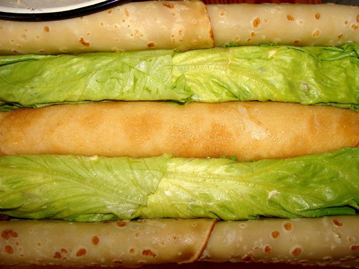 Закусочный блинный торт &amp;quot;Тетрис&amp;quot;