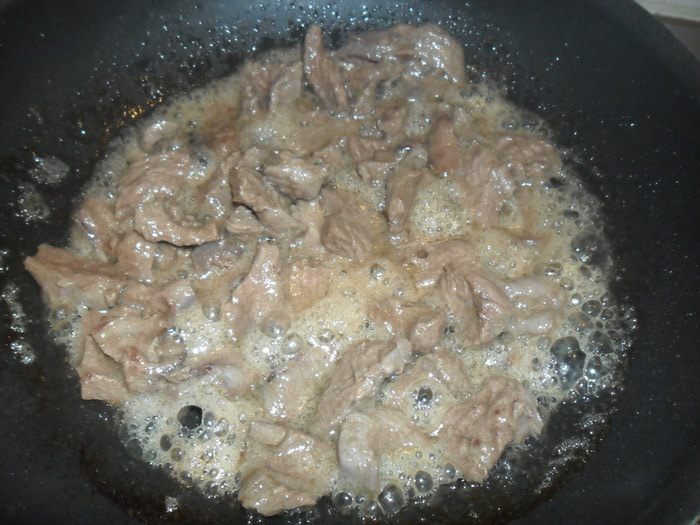 Мясо с овощами