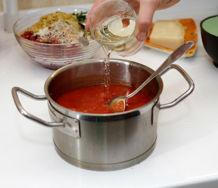 Паста Феттуччине с нежными итальянскими тефтельками